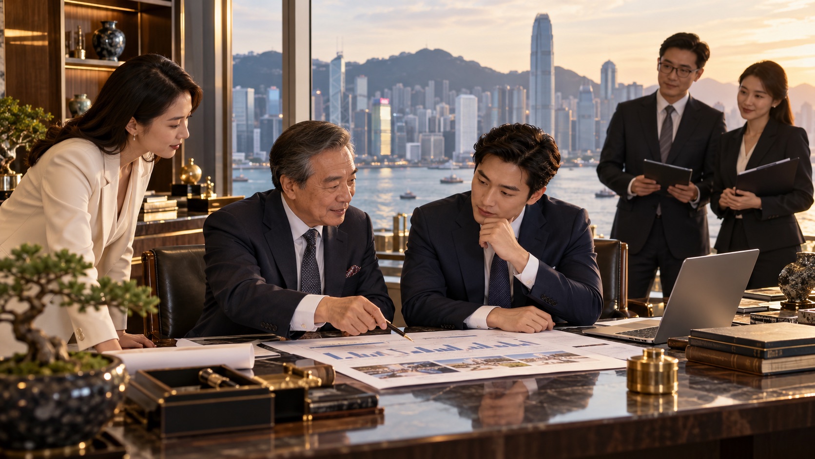 Asian founder mentoring the next generation business leader