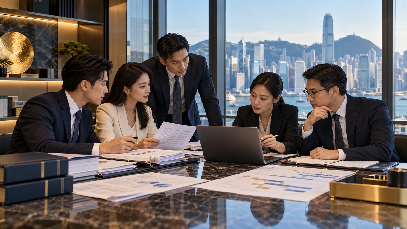 Asian professional advisers coordinating IPO due diligence